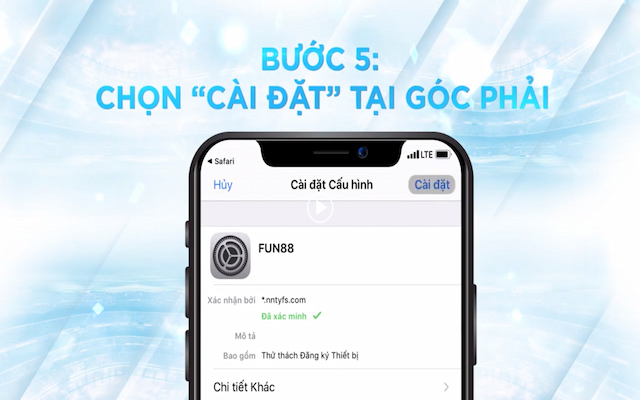 Chọn "Cài đặt"