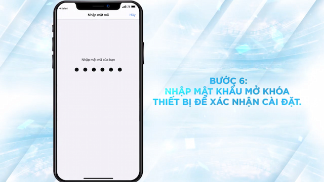 Nhập mật khẩu mở khóa